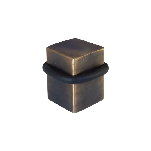 Butée de porte carrée PM Bronze