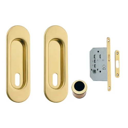 Kit encastré ovale clé L 128x36mm