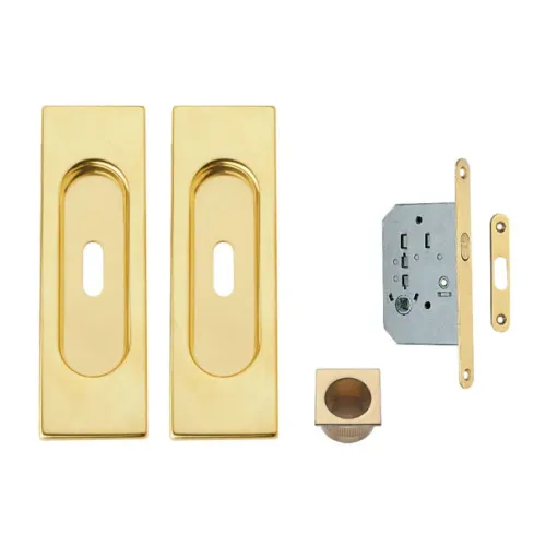 Kit encastré rectangle clé L 125x40mm