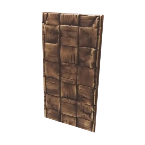 Plaque de tirage rectangle RAPHIA 200x100mm