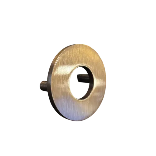 Bouton de meuble CD rond lisse 70x70mm