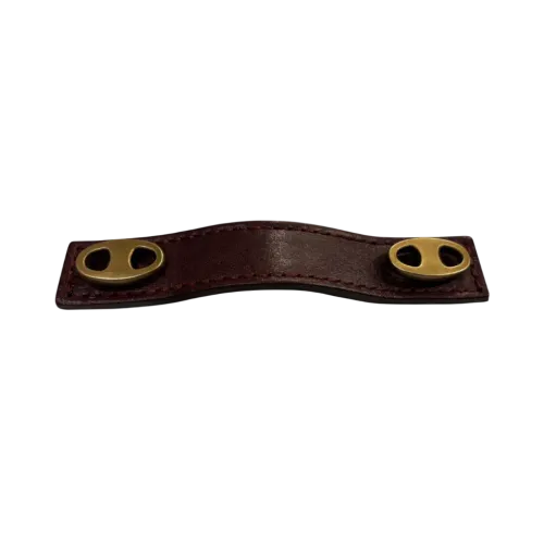 Leather pull Marina EA 96mm with stitching