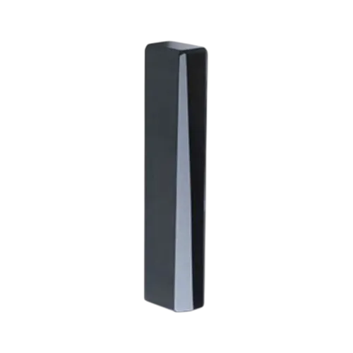 Cabinet pull handle FACETTE Recto GM Obsidian